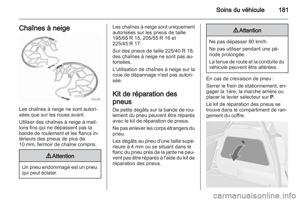 OPEL MERIVA 2011  Manuel dutilisation (in French) 