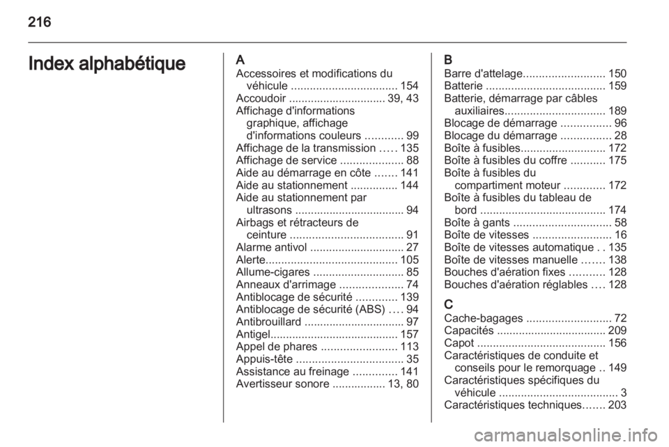 OPEL MERIVA 2011  Manuel dutilisation (in French) 