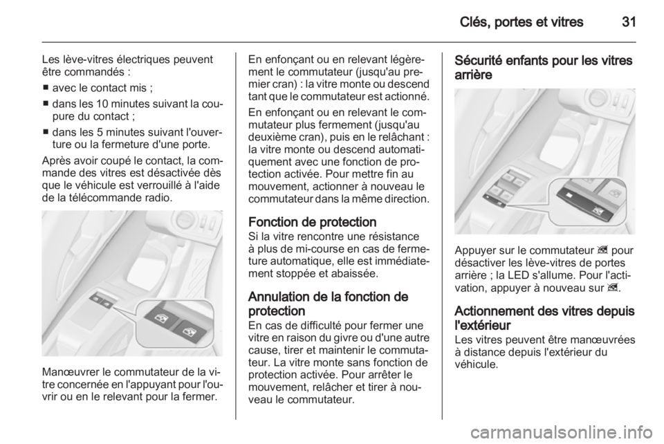 OPEL MERIVA 2011  Manuel dutilisation (in French) 