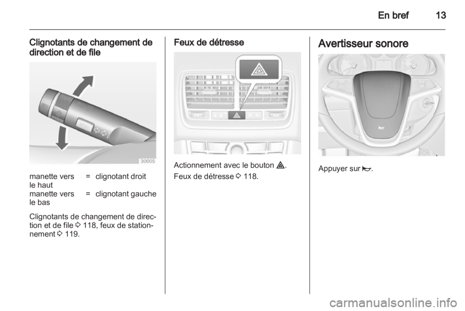 OPEL MERIVA 2011.5  Manuel dutilisation (in French) 