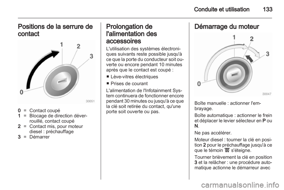 OPEL MERIVA 2011.5 Manuel dutilisation (in French) OPEL MERIVA 2011.5 Manuel dutilisation (in French)