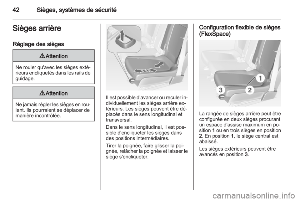 OPEL MERIVA 2011.5  Manuel dutilisation (in French) 