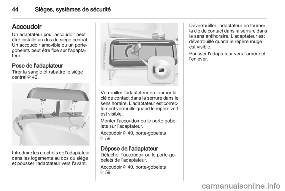 OPEL MERIVA 2011.5  Manuel dutilisation (in French) 