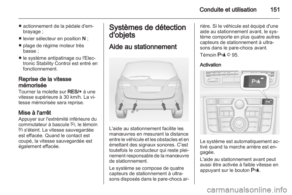 OPEL MERIVA 2012 Manuel dutilisation (in French) OPEL MERIVA 2012 Manuel dutilisation (in French)