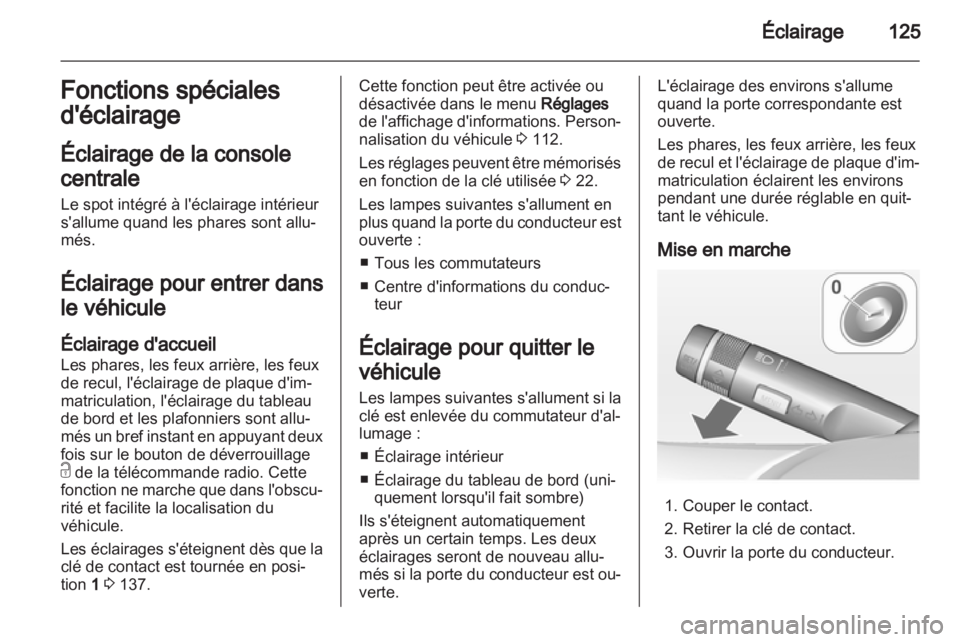 OPEL MERIVA 2012.5  Manuel dutilisation (in French) 