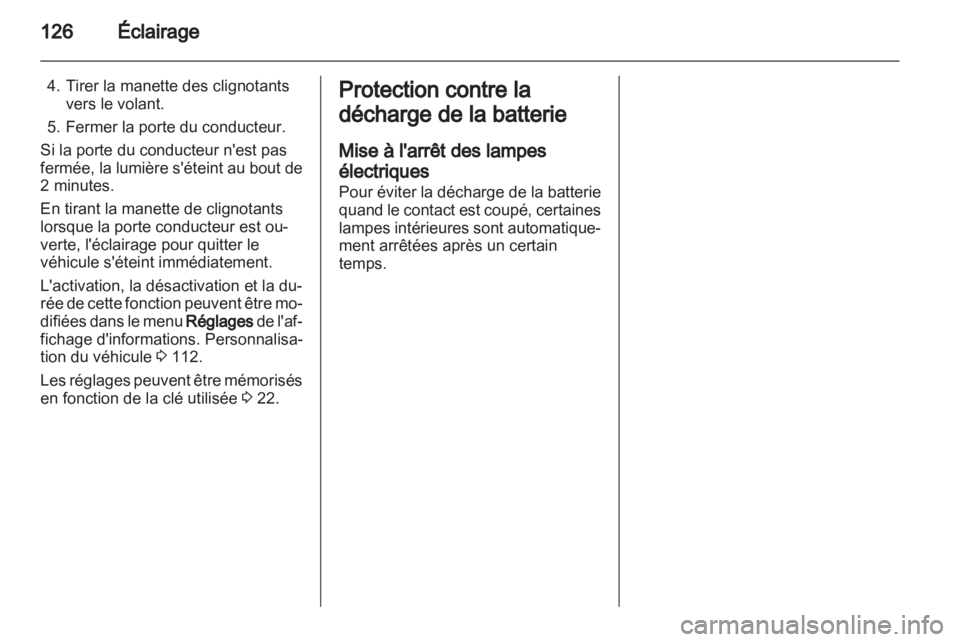 OPEL MERIVA 2012.5  Manuel dutilisation (in French) 