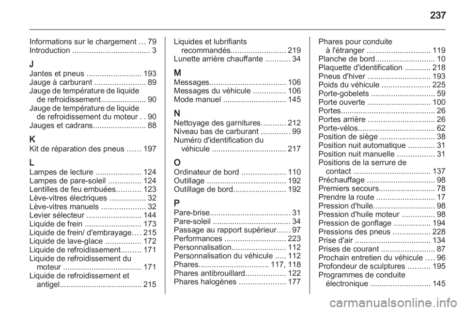 OPEL MERIVA 2012.5 Manuel dutilisation (in French) OPEL MERIVA 2012.5 Manuel dutilisation (in French)