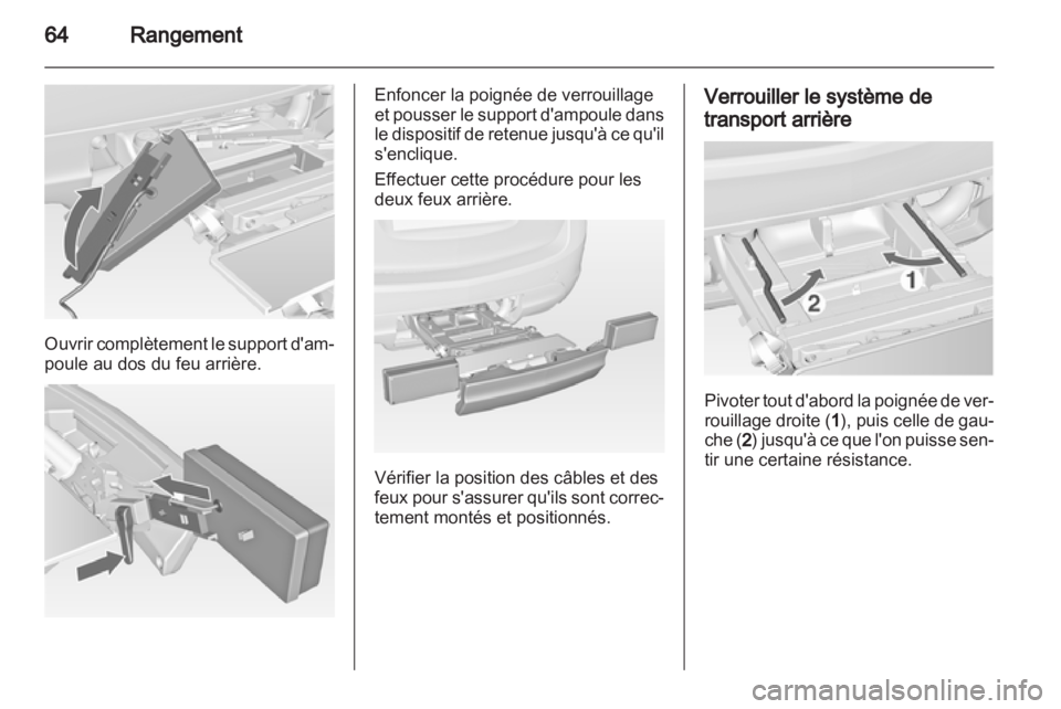OPEL MERIVA 2012.5  Manuel dutilisation (in French) 