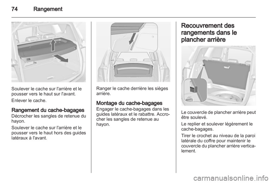 OPEL MERIVA 2012.5  Manuel dutilisation (in French) 