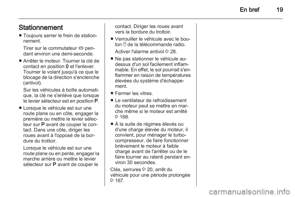 OPEL MERIVA 2013  Manuel dutilisation (in French) 