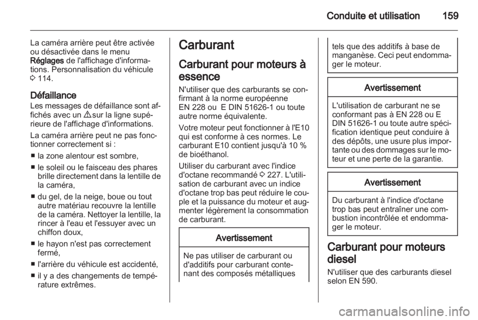 OPEL MERIVA 2013.5 Manuel dutilisation (in French) OPEL MERIVA 2013.5 Manuel dutilisation (in French)