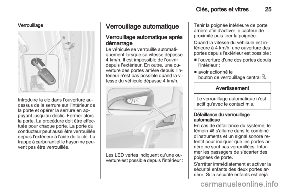 OPEL MERIVA 2013.5 Manuel dutilisation (in French) OPEL MERIVA 2013.5 Manuel dutilisation (in French)