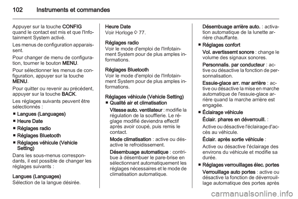 OPEL MOKKA 2013  Manuel dutilisation (in French) 