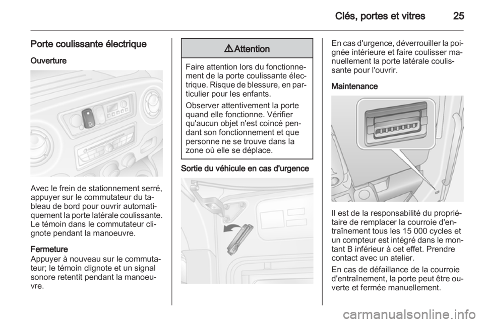 OPEL MOVANO_B 2012.5  Manuel dutilisation (in French) 