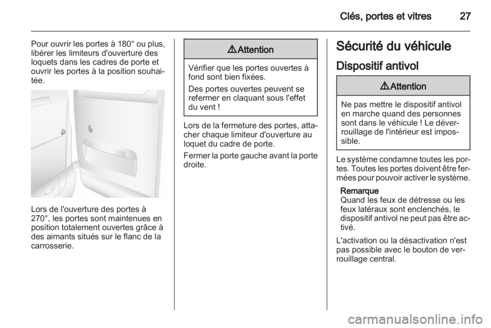 OPEL MOVANO_B 2012.5 Manuel dutilisation (in French) OPEL MOVANO_B 2012.5 Manuel dutilisation (in French)