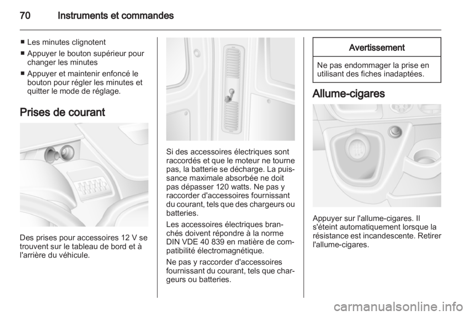 OPEL MOVANO_B 2012.5  Manuel dutilisation (in French) 