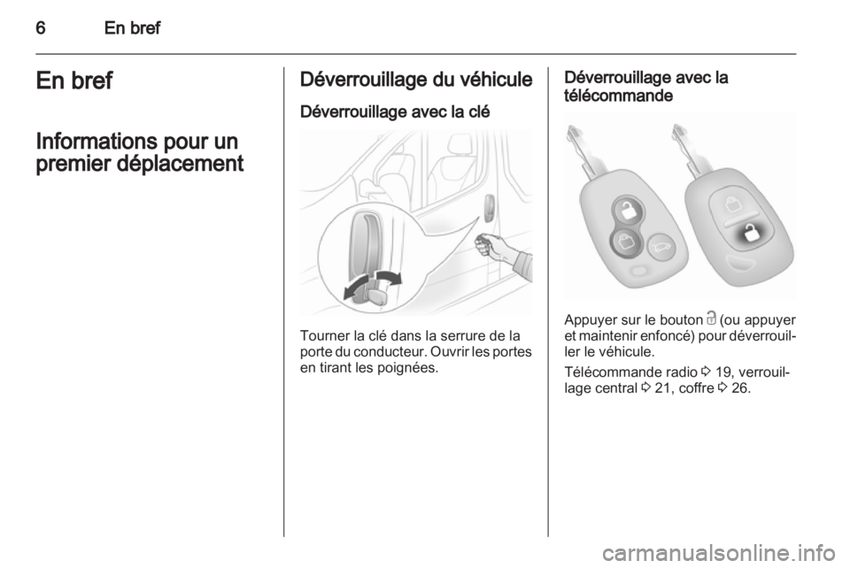 OPEL VIVARO 2013  Manuel dutilisation (in French) 