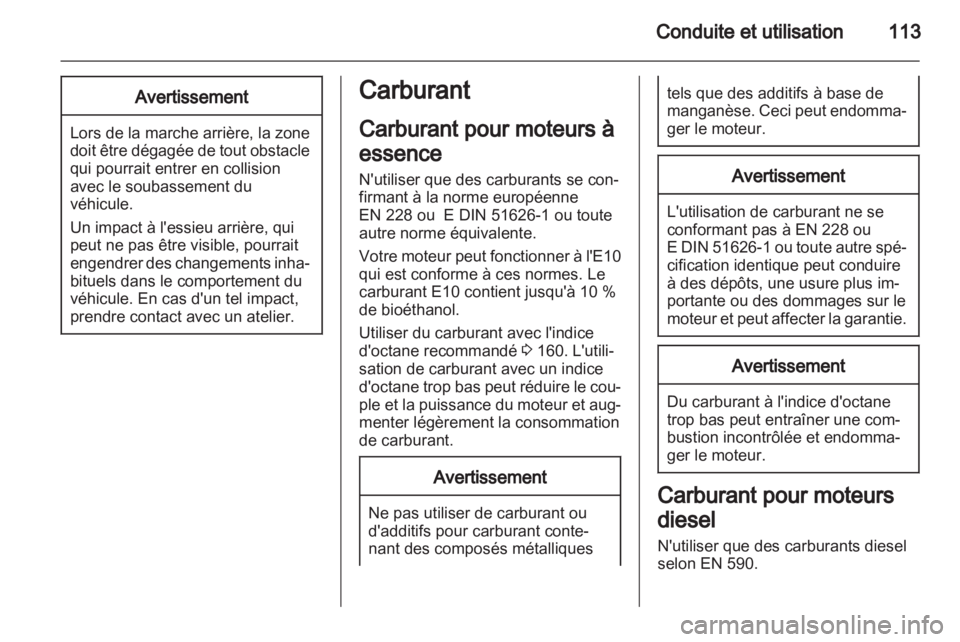 OPEL VIVARO 2013.5  Manuel dutilisation (in French) 
