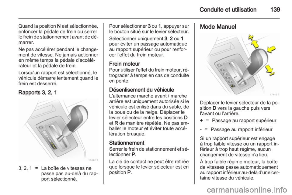 OPEL ZAFIRA 2010.5  Manuel dutilisation (in French) 
