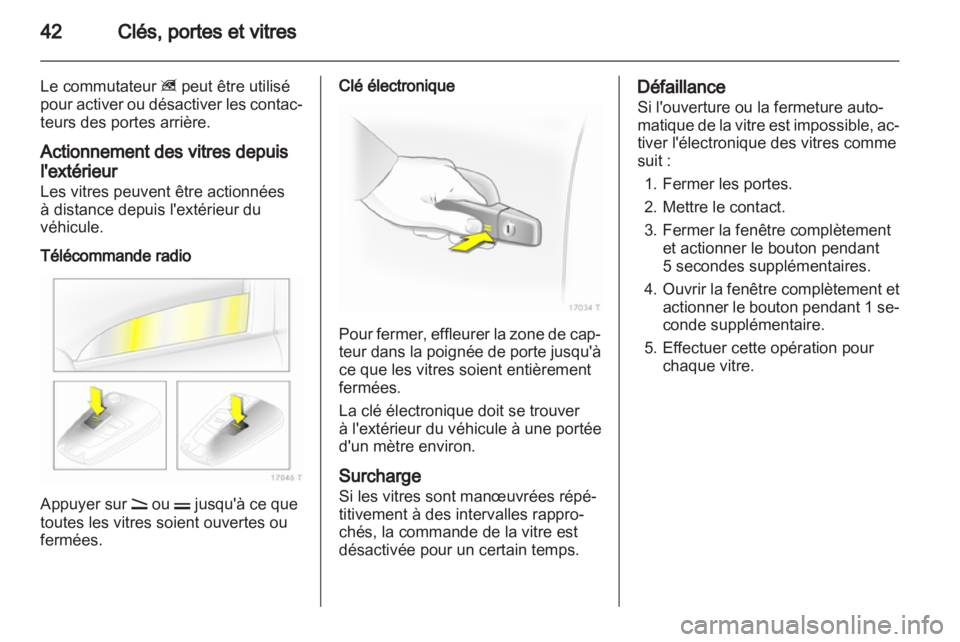 OPEL ZAFIRA 2010.5  Manuel dutilisation (in French) 