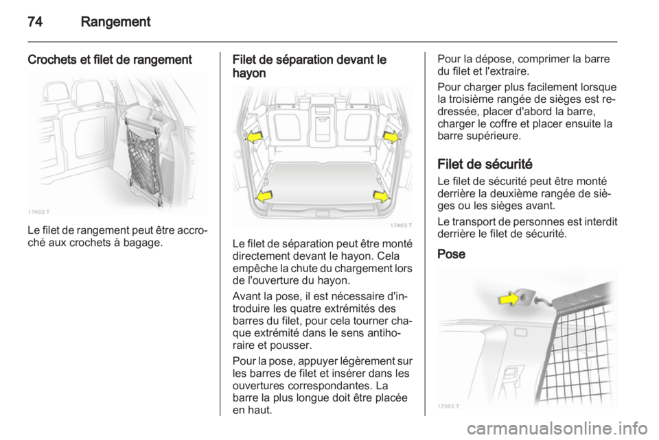 OPEL ZAFIRA 2010.5 Manuel dutilisation (in French) OPEL ZAFIRA 2010.5 Manuel dutilisation (in French)