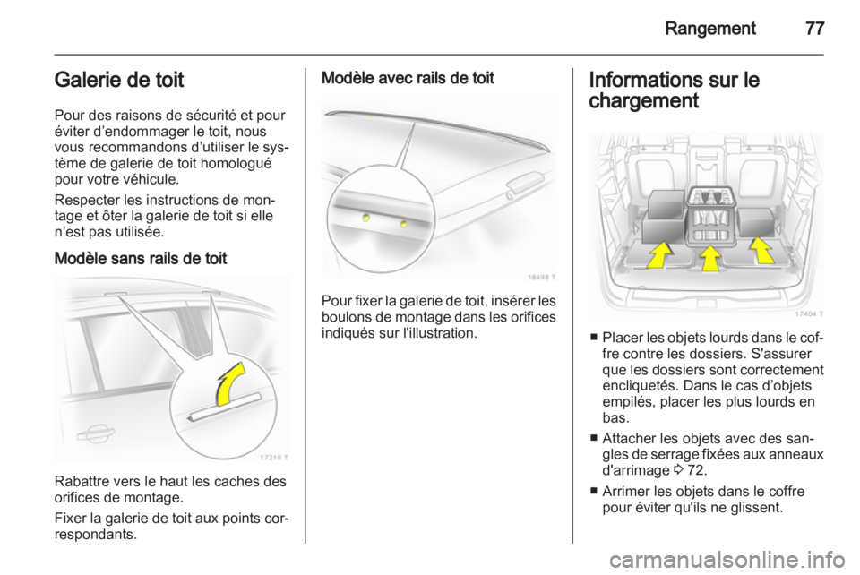 OPEL ZAFIRA 2010.5 Manuel dutilisation (in French) OPEL ZAFIRA 2010.5 Manuel dutilisation (in French)