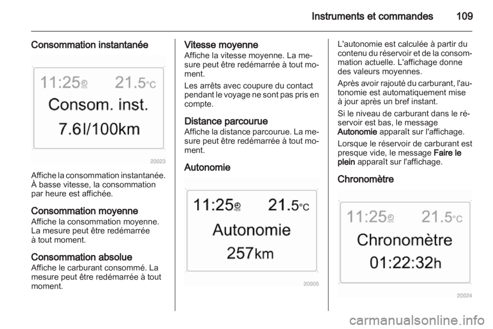 OPEL ZAFIRA 2011 Manuel dutilisation (in French) OPEL ZAFIRA 2011 Manuel dutilisation (in French)