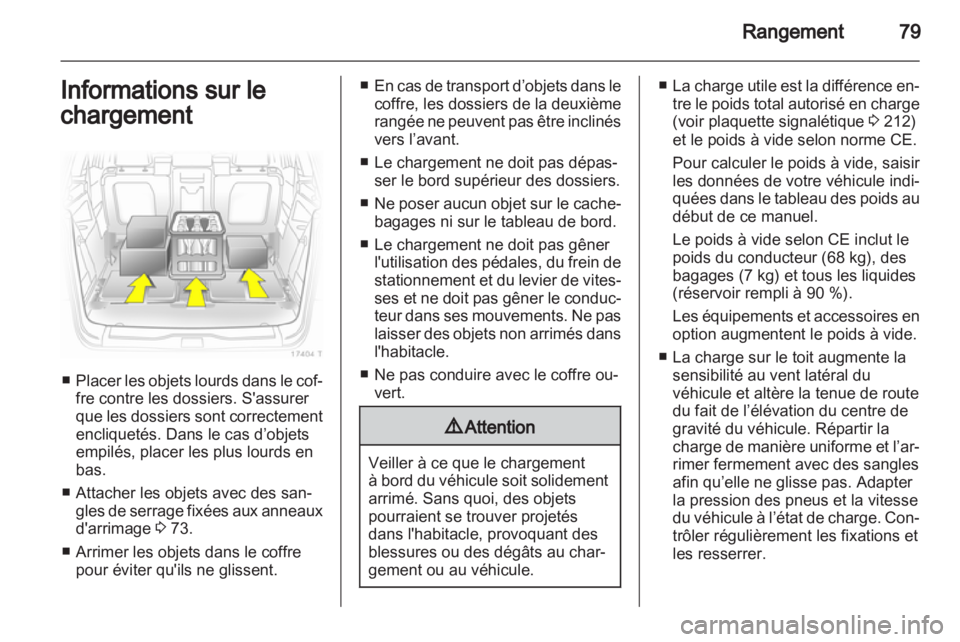 OPEL ZAFIRA 2011 Manuel dutilisation (in French) OPEL ZAFIRA 2011 Manuel dutilisation (in French)