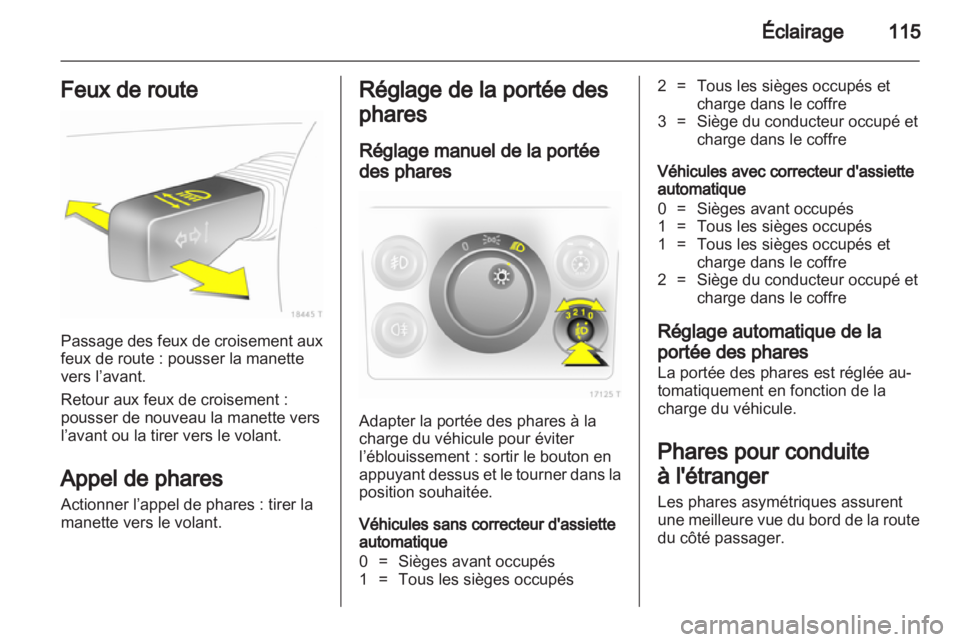 OPEL ZAFIRA 2011.5 Manuel dutilisation (in French) OPEL ZAFIRA 2011.5 Manuel dutilisation (in French)