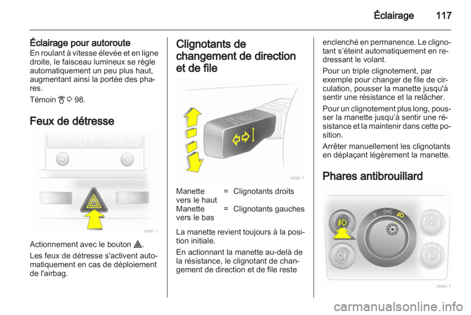 OPEL ZAFIRA 2011.5 Manuel dutilisation (in French) OPEL ZAFIRA 2011.5 Manuel dutilisation (in French)