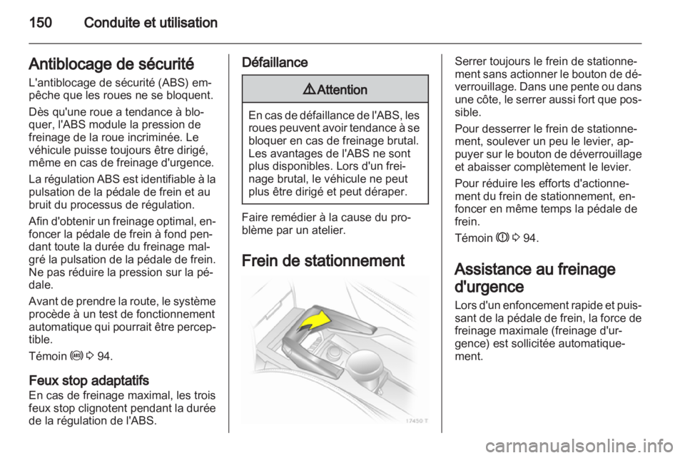 OPEL ZAFIRA 2011.5 Manuel dutilisation (in French) OPEL ZAFIRA 2011.5 Manuel dutilisation (in French)