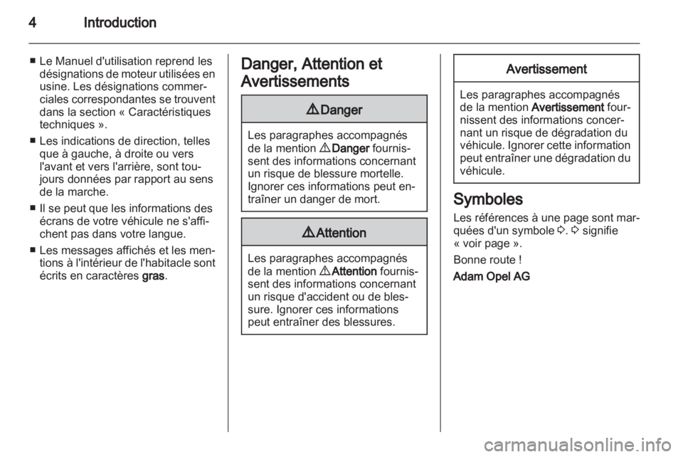 OPEL ZAFIRA 2011.5  Manuel dutilisation (in French) 