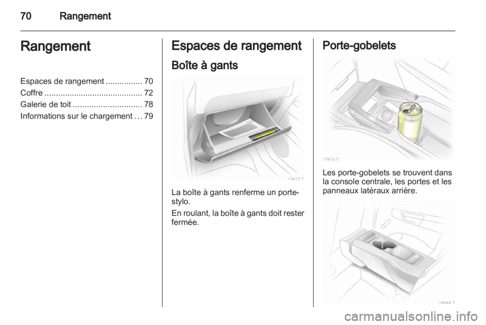 OPEL ZAFIRA 2011.5  Manuel dutilisation (in French) 