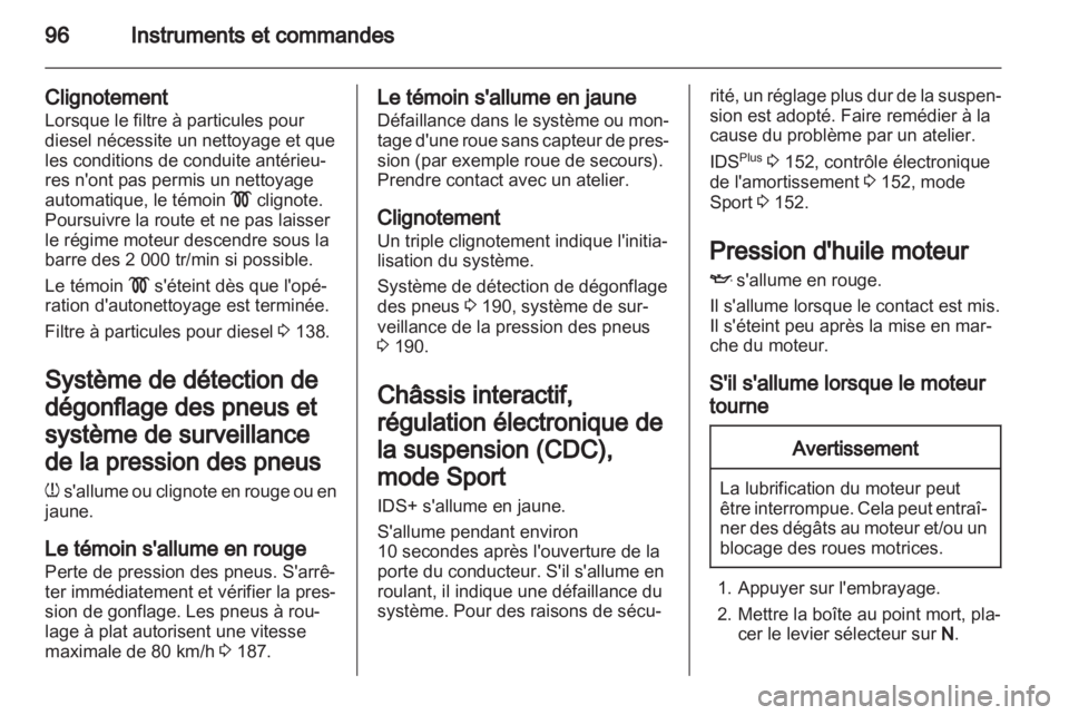 OPEL ZAFIRA 2011.5 Manuel dutilisation (in French) OPEL ZAFIRA 2011.5 Manuel dutilisation (in French)