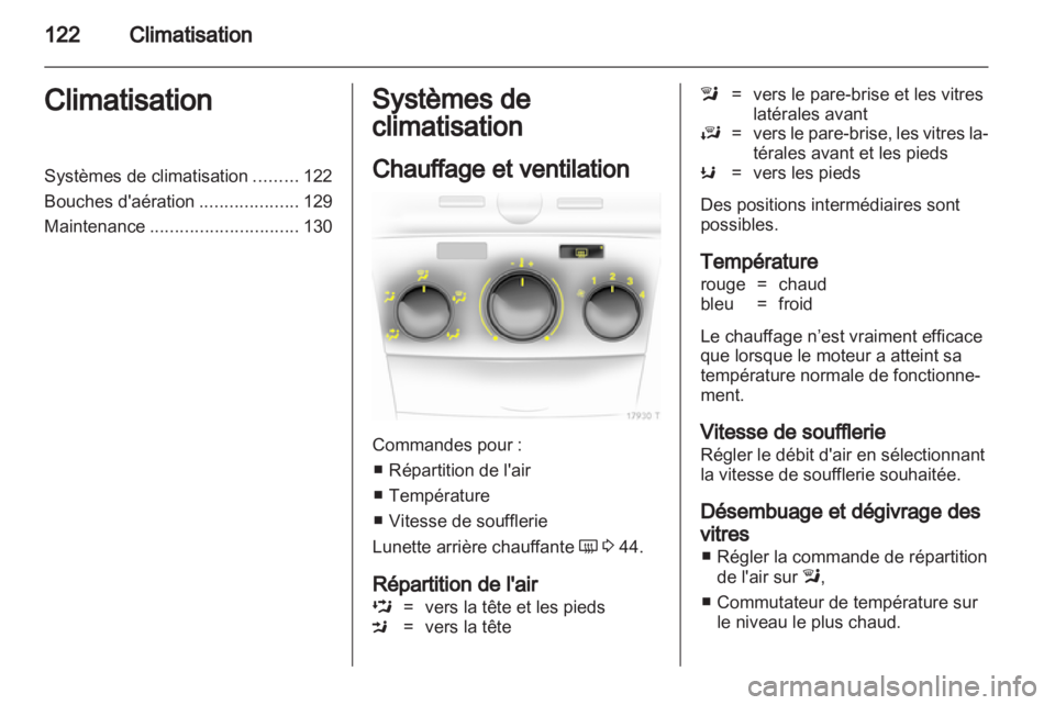 OPEL ZAFIRA 2012 Manuel dutilisation (in French) OPEL ZAFIRA 2012 Manuel dutilisation (in French)