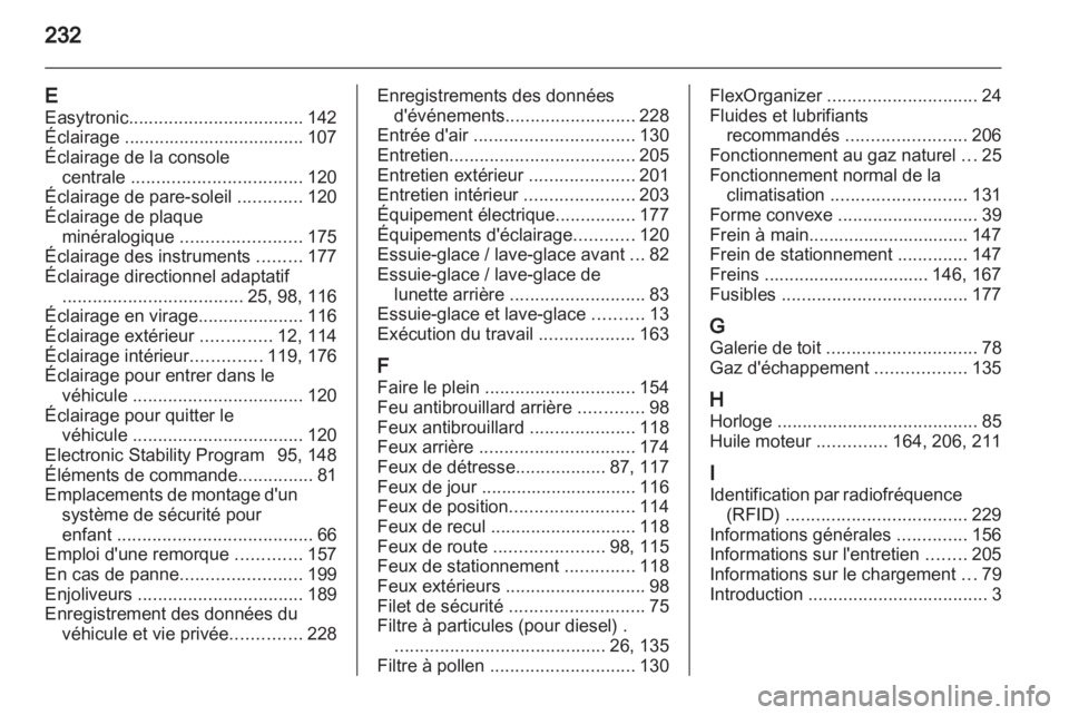 OPEL ZAFIRA 2012  Manuel dutilisation (in French) 