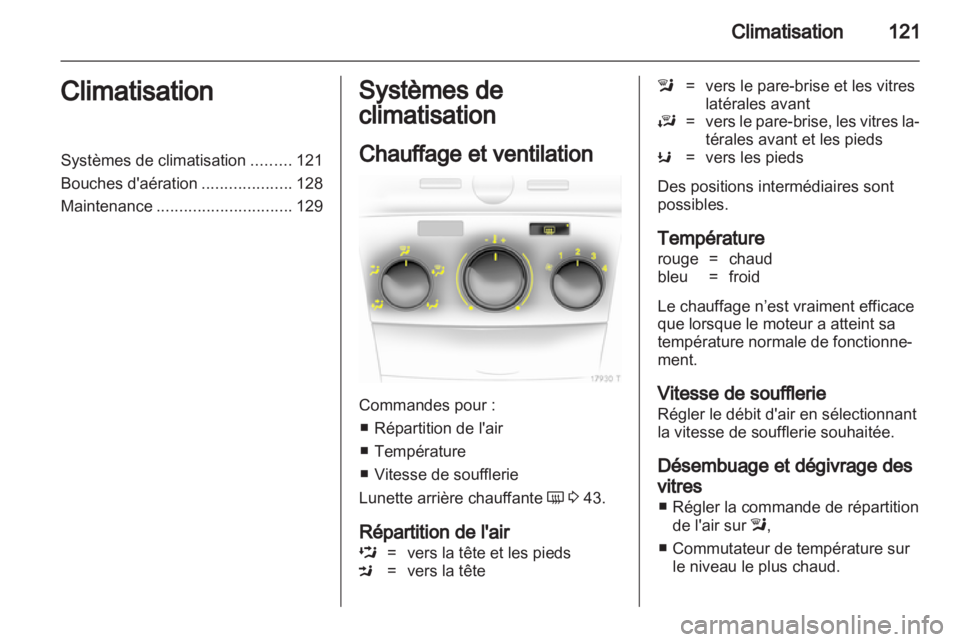 OPEL ZAFIRA 2013 Manuel dutilisation (in French) OPEL ZAFIRA 2013 Manuel dutilisation (in French)