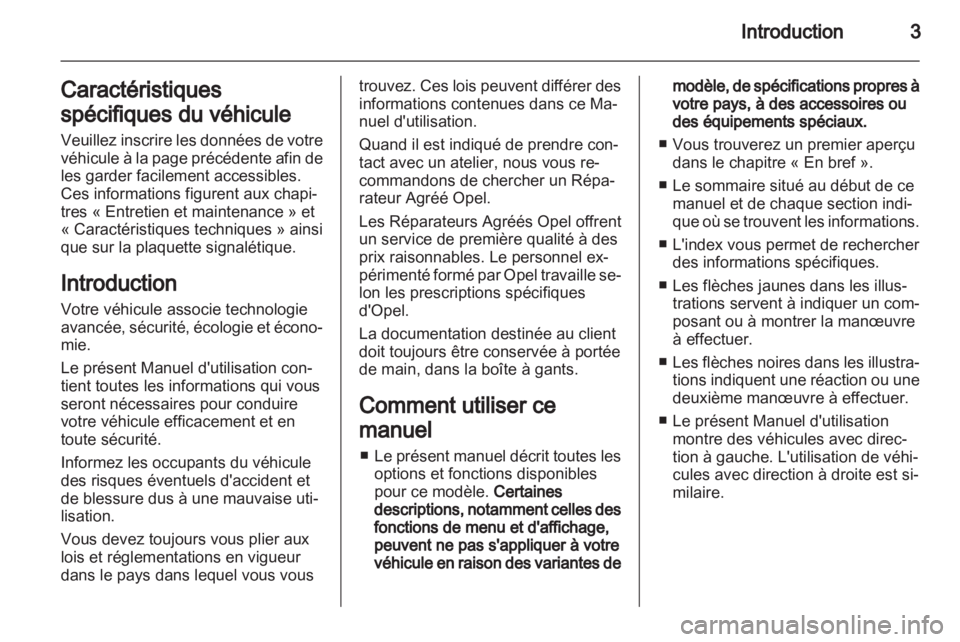 OPEL ZAFIRA 2013  Manuel dutilisation (in French) 