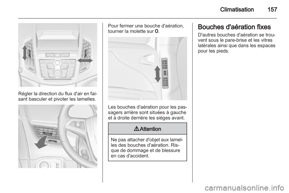 OPEL ZAFIRA TOURER 2012  Manuel dutilisation (in French) 