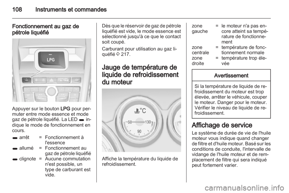 OPEL ZAFIRA TOURER 2013  Manuel dutilisation (in French) 