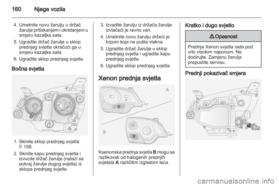 OPEL ANTARA 2012.5  Priručnik za vlasnika (in Croatian) 