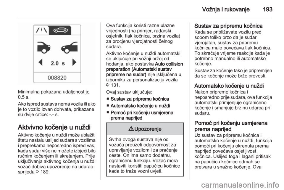 OPEL ASTRA J 2013  Priručnik za vlasnika (in Croatian) 
