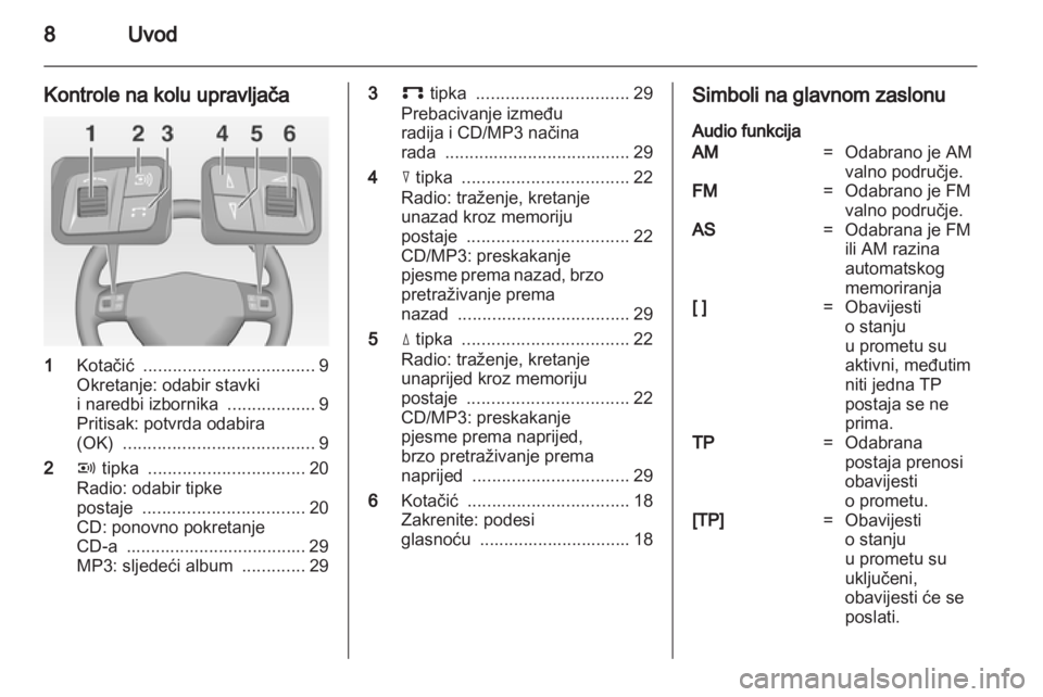 OPEL CORSA 2010.5  Priručnik za Infotainment (in Croatian) 