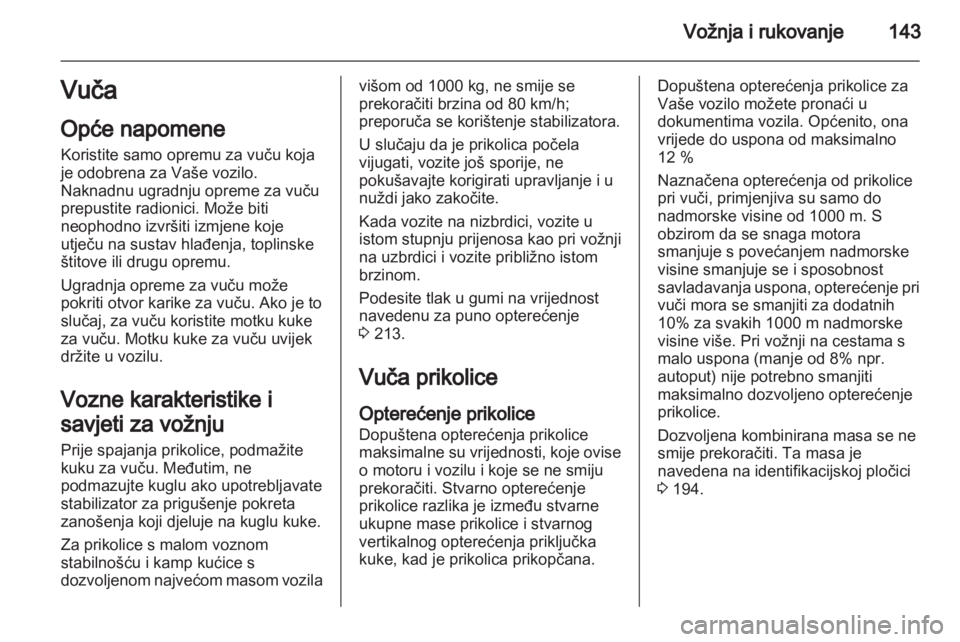 OPEL CORSA 2013.5  Priručnik za vlasnika (in Croatian) 