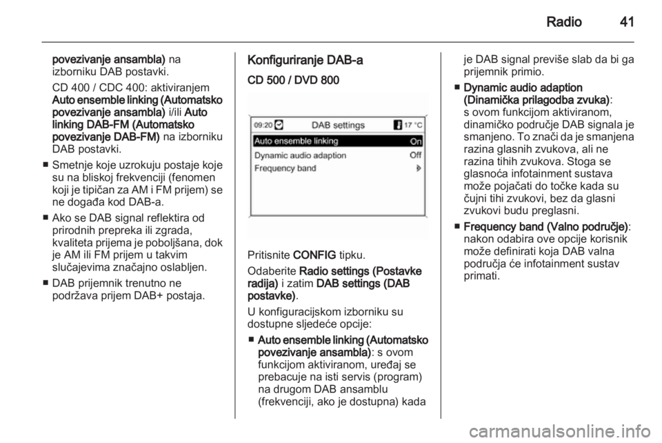 OPEL INSIGNIA 2010.5  Priručnik za Infotainment (in Croatian) 