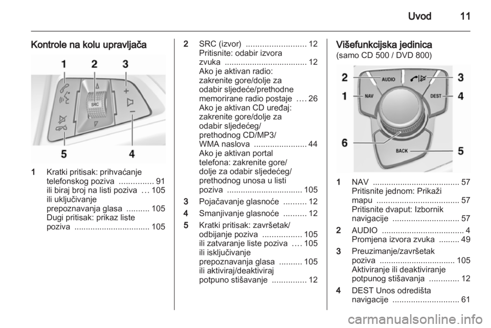 OPEL INSIGNIA 2011  Priručnik za Infotainment (in Croatian) 