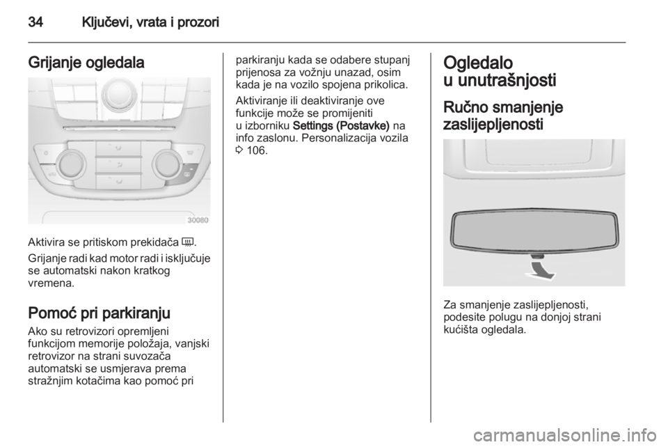 OPEL INSIGNIA 2011.5  Priručnik za vlasnika (in Croatian) 