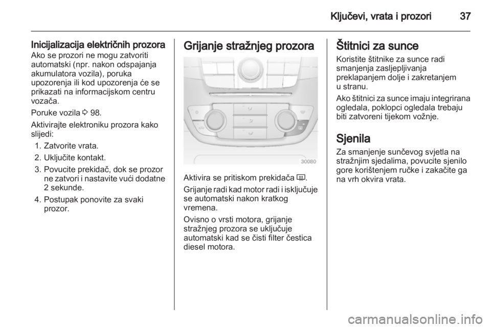 OPEL INSIGNIA 2011.5  Priručnik za vlasnika (in Croatian) 