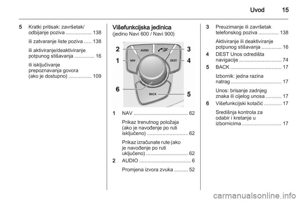 OPEL INSIGNIA 2012.5 Priručnik za Infotainment (in Croatian) OPEL INSIGNIA 2012.5 Priručnik za Infotainment (in Croatian)