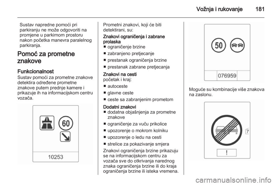OPEL INSIGNIA 2013.5  Priručnik za vlasnika (in Croatian) 